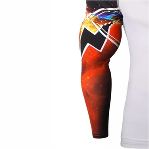 OEM Men's Breathable UPF50+ Quick Dry Polyester/Nylon Rash Guard for <b>Surfing</b> Diving with Custom Sublimation <b>Printing</b> Fortleo - Product Image 4