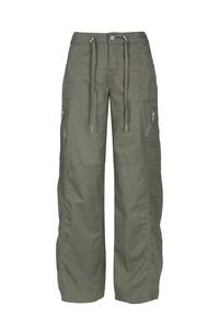 Pantalones Cargo para Mujer, Casuales, de Cintura Alta, con Múltiples Bolsillos, Cómodos, Estilo Urbano, Holgados, a la Moda - Product Image 3