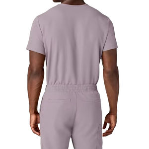 Uniformes Médicos Quirúrgicos para Enfermeros/as, Ecológicos, de Spandex/Poliéster, con Logotipo Personalizado, Conjuntos de Uniformes para Salón de Belleza para Hombres - Product Image 4