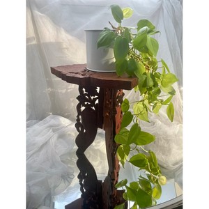 Deep Blue Walnut Wood Handcrafted Traditional Planters Plant Stands for Home <b>Decoration</b> | OEM Custom Wholesale Aqudus Saleem - Product Image 5