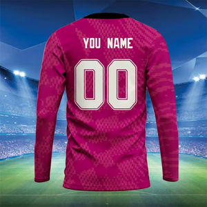 T-shirt à manches longues pour homme, coupe classique, col en V, respirant, écologique, 220 GSM, polyester, de bonne qualité, entièrement sublimé - Product Image 2