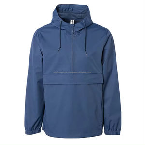 Veste coupe-vent imperméable à capuche pour homme, personnalisée, pour l'hiver et les activités de plein air, avec logo sur le devant, idéale pour la randonnée - Product Image 5