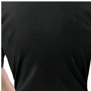Men's <b>Black</b> Short Sleeve <b>T</b> <b>Shirt</b> Crew Neck Oversized Casual Tee <b>Plain</b> Solid Color Relaxed Fit Basic Top Lightweight Everyday - Product Image 3
