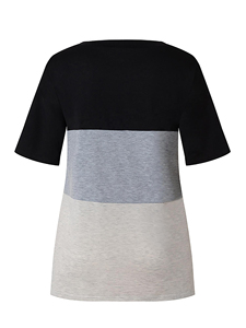 Women's Custom Logo Cotton <b>Short</b> <b>Sleeve</b> Regular T-Shirt High Quality Casual O-Neck Top Summer Breathable Eco-Friendly Quick Dry - Product Image 2