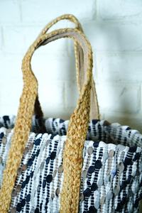 Bolso de mano grande de yute y algodón tejido a mano, estilo bohemio, multicolor, de última tendencia para mujer, 2026 - Product Image 3