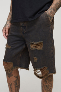 Shorts en jean personnalisés avec logo, confortables et décontractés, en tissu léger, fabricant et fournisseur OEM - Product Image 4