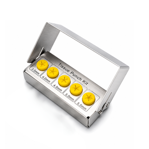 Kit de 5 Piezas para Perforación de Tejido en Implantes Dentales, Instrumentos Cortos y Largos para Manejo de Tejido Blando, Totalmente Autoclavables y Reutilizables - Product Image 6