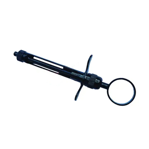 Jeringa Dental Manual Reutilizable de Autoaspiración Bone Bridge 1.8/2.2ml, de Acero Inoxidable Negro con un Anillo, Instrumento Quirúrgico - Product Image 2