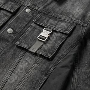 Vestes en jean vintage de haute qualité personnalisées pour hommes, veste en jean brodée lavée, veste en jean streetwear à boutons, veste en jean unisexe - Product Image 4