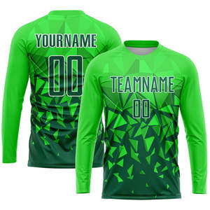 Professional Graphic Goalkeeper Jersey Geometric Sublimated Long Sleeve Goalie Shirt For 2026 USA And Europe Market - Product Image 1