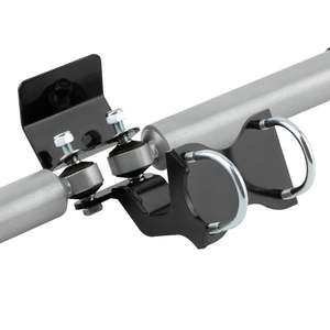 Stabilisateur de direction double avec supports de montage compatible avec Jeep Wrangler JK 07-18 - Product Image 3