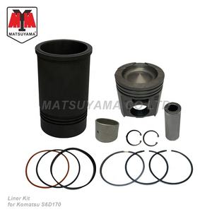 6164312121 6164-31-2121 Jeu de pistons pour chargeuse Komatsu WA700-1 Moteur diesel S6D170 SA6D170-1 - Product Image 2