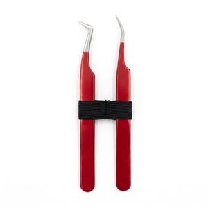 Pince à cils rose personnalisée à pointe fine – Outil professionnel pour l'extension des cils, idéal pour l'isolation de précision et les techniques de volume - Product Image 5