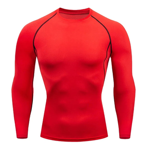 Athletic Compression Shirt <b>Men</b> Moisture Wicking Gym Tee Sports <b>Base</b> <b>Layer</b> Training Wear - Product Image 3