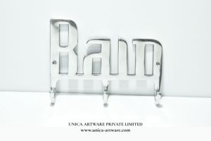 Excellent Quality Bath Word <b>Wall</b> <b>Hook</b> Decorative Aluminum Bathroom <b>Key</b> Holder Modern <b>Wall</b> Mounted <b>Hook</b> Rack Available For Sale - Product Image 5
