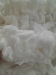 Relleno 100% de Kapok Crudo, Fibra Transpirable Blanca y Esponjosa, Tela No Tejida para Proyectos de Hilado, Manualidades y Costura - Product Image 2