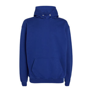 Sudadera con Capucha Naranja Lisa con Logotipo Personalizado, Sudadera Unisex Extra Grande de Felpa de Algodón Grueso para Hombre, Ropa Casual - Product Image 2