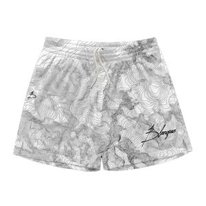 Shorts de baseball en maille 100 % polyester pour hommes, avec logo personnalisé, taille mi-haute, pour la gym, l'entraînement, décontractés, séchage rapide, respirants - Product Image 2