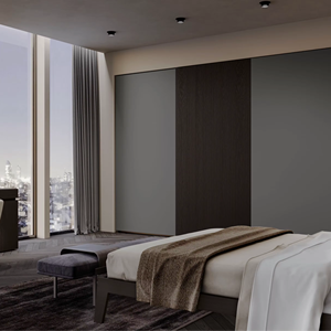 Armoire autoportante moderne en bois de style européen personnalisée JY Project avec portes en MDF et panneaux ajustables – Meuble de chambre haut de gamme - Product Image 2