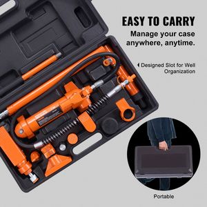 Kit Porta Power da 4 tonnellate con martinetto idraulico portatile, tubo dell'olio da 3,9 piedi/1,2 m e custodia per riparazione telai auto - Product Image 5