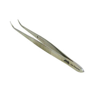 Fórceps de disección Perry de alta calidad, mandíbula dentada curva fina, 125mm, fórceps delicados para vendaje y tejido, instrumento médico - Product Image 5