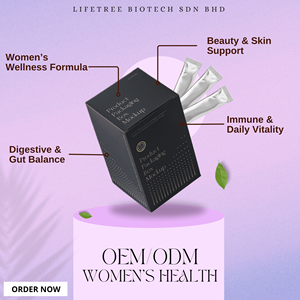 OEM femmes équilibre hormonal supplément à base de plantes poudre sachets botaniques cycle adulte bien-être vitalité intérieure anti-âge - Product Image 5