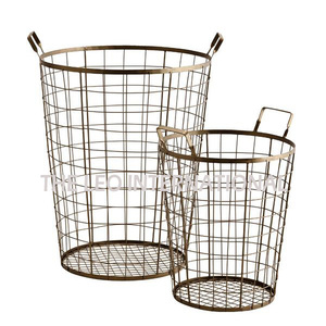 Trusted Manufacturer Iron Laundry <b>Basket</b> Metal Frame And <b>Large</b> <b>Storage</b> Capacity For Organizing Clothes In The Home - Product Image 5