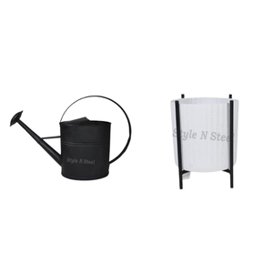 Regadera para plantas, regadera de hierro duradera con recubrimiento en polvo para jardinería doméstica con maceta - Product Image 3