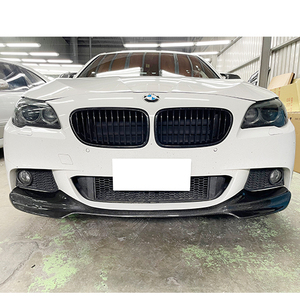 Nuevo Alerón Delantero de Fibra de Carbono Estilo V para BMW Serie 5 F10 2011-2016, Solo para Paquete M-Sport, Instalación con Tornillos, Modificación/Actualización - Product Image 3