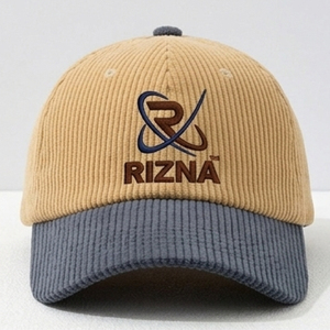 Gorra de Béisbol RIZNA de Sarga, 6 Paneles, Unisex, Casual, con Logotipo Bordado en 3D en el Panel Frontal, Ajustable, para Adultos, Primavera/Verano - Product Image 1