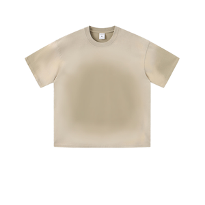 Camiseta Oversize de Algodón Pesado 100% con Lavado Ácido, Corte Relajado y Estampado de Logo, Estilo Urbano para Hombre - Product Image 5