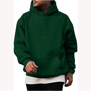 Sweat à capuche unisexe tendance automne-hiver, vêtements de sport chauds, logo brodé, badge personnalisé, pull contrasté, couleurs contrastées, motif uni - Product Image 6