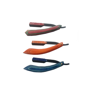 Men High Quality Hair Removal Barbers Shaving Razor Custom Color Stainless Steel Shaving Razors Professional Steel Razors - Product Image 6