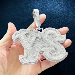 Luxe Hip Hop Diamant Zircon Grand Coeur Pendentif Collier À La Mode Ice Out Rap Déclaration pour Hommes et Femmes - Product Image 3