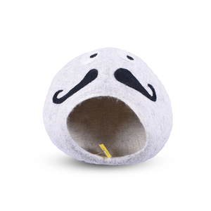 Maison pour chat en feutre marron, confortable et élégante, cage pour animaux - Product Image 1