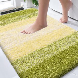 Alfombra de Baño de Microfibra de 17"x24" Súper Absorbente Antideslizante, Alfombra de Baño Gruesa y Afelpada, Lavable, para Hotel - Product Image 1