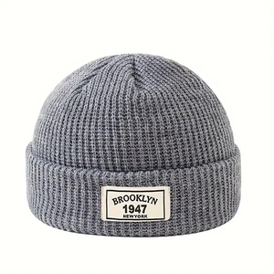 Gorros de Invierno de la Mejor Calidad con Diseño de Etiqueta Personalizada, Gorro de Invierno Tejido, Personalización Disponible - Product Image 5