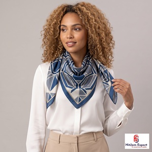 Premium Printed <b>Scarf</b> Soft Fabric Head <b>Scarf</b> White Label Service OEM Textile Manufacturer Bali Custom Fabric Products Bulk - Product Image 3