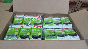 Feuilles d'algues instantanées O'Food 5g x 3 paquets, algues grillées à l'huile d'olive, croustillantes, prêtes à consommer, vente en gros - Product Image 3