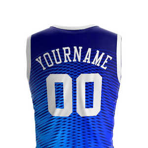 Kit d'uniforme de basketball professionnel imprimé grande taille avec maillot respirant anti-humidité, design personnalisé pour hommes - Product Image 6