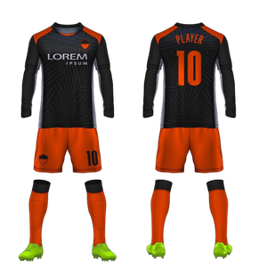 Maillots de football personnalisés en polyester recyclé écologique, vente en gros, fabricant de vêtements de sport durables pour équipes de football en Europe - Product Image 3