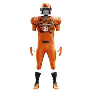 Fait sur mesure 100% polyester sublimation jeunes uniformes de l'équipe de football américain respirant grande taille caractéristique vêtements de football américain - Product Image 5