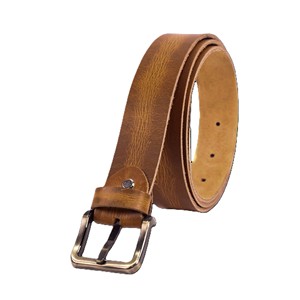 Tan Leather Belt for Men Hand Made Genuine Full Grain Durable Stylish Mens <b>Accessory</b> High Quality - Product Image 1
