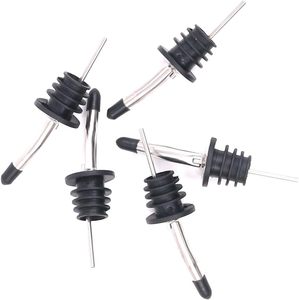 Wholesale High Quality <b>Portable</b> Eco-Friendly <b>Bar</b> Ware Pour Spouts Weighted Stainless Steel Liquor Bottle Pourer for Wine and Oil - Product Image 1