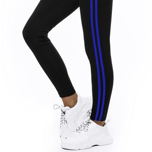Active Wear Women's Yoga Leggings Mid Waist Breathable Anti-Bacterial Customizable High Quality Fabric for Wholesale - Product Image 4