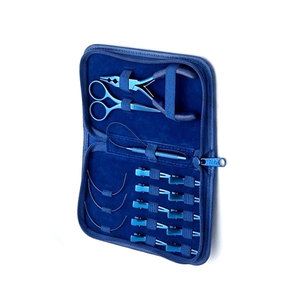 Alicates Profesionales para Extensiones de Cabello con Anillos Micro Nano Mate, con Kit de Herramientas de Aguja para Maquillaje, Duraderos - Product Image 2