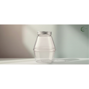 Bouteille en plastique PET de 500 ml en forme de diamant avec bouchon à vis en aluminium de 52 mm pour jus, lait, thé, café, boissons - OEM du Vietnam - Product Image 2