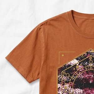 Nuevas Camisetas de Mujer al por Mayor con Logotipo Personalizado, Color Naranja, 100% Algodón, 300 GSM, Cuello Redondo, Estilo Urbano - Product Image 6