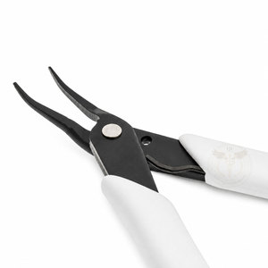 Alicates de Punta Angulada Xuron 450BN, Acero Inoxidable, Mango Blanco, Precisión Fina, para Joyería, Electrónica, Fábrica OEM, CE ISO - Product Image 3