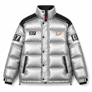 Wholesale Men’s Puffer Jacket Hooded Insulated Windproof Winter <b>Bubble</b> <b>Coat</b> Custom Logo Supplier - Product Image 5
